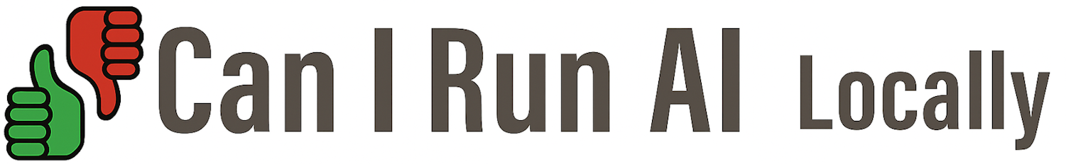 Can I Run AI Locally